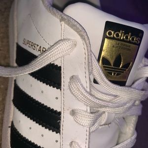 ADIDAS BlackStriped Superstars